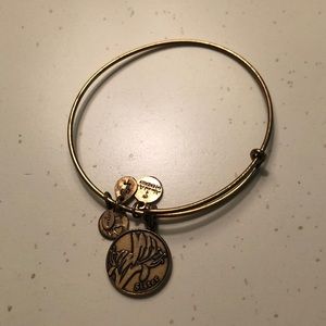 Alex and ani “sister” gold bracelet